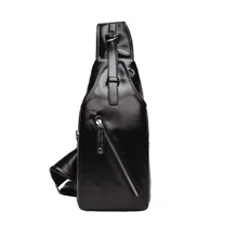 Модные мужские сумки через плечо высокого качества нагрудный пакет PU кожаная сумка на плечо Повседневный ремень для оружия сумка для мужчин