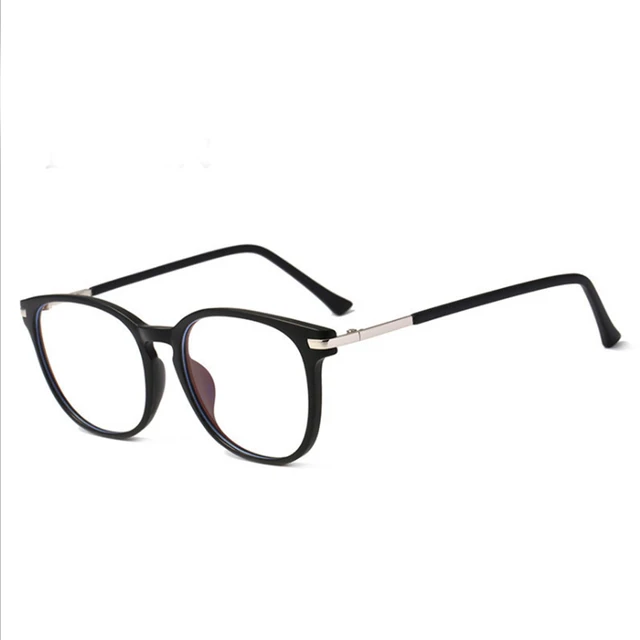 Cheap Mincl/Retro Square Blue Light Blocking glasses art frame metal fashion radiation computer glasses optical glasses frame YXR