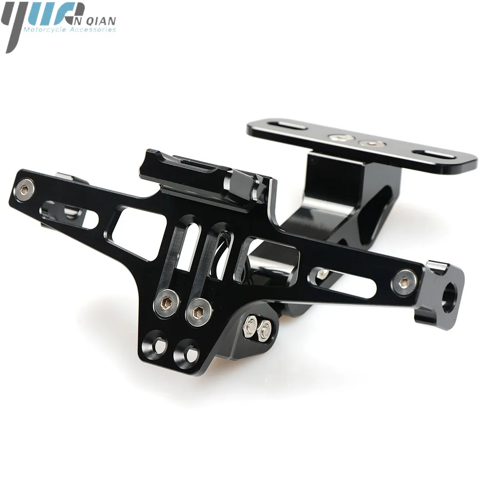 

FOR YAMAHA XJ600 S DIVERSION V-MAX MT03 YZFR3 FZ6R/FZ6 FAZER Motorcycle License Plate Bracket Holder
