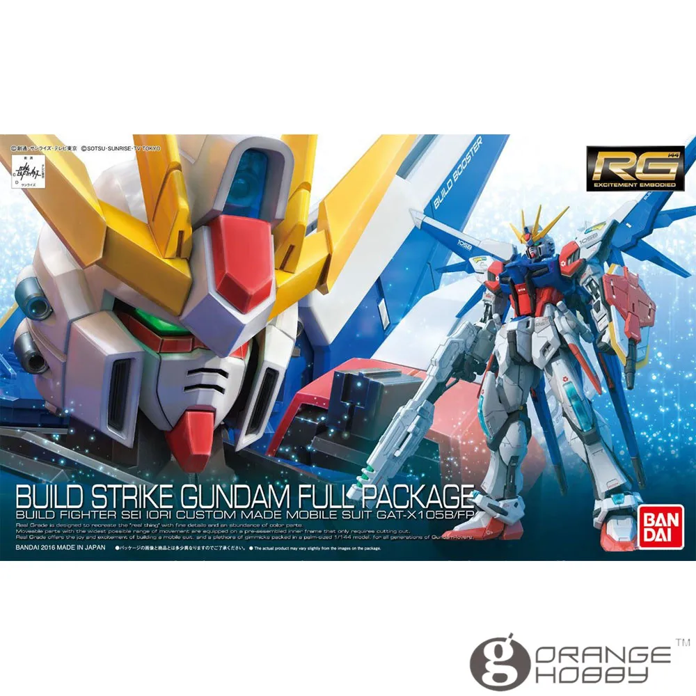 OHS Bandai RG 23 1/144 Build Strike Gundam полная посылка GAT-X 105B/FP мобильный костюм сборные модели комплекты oh