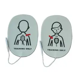 10 пар AED обучение машина электрода колодки для детей спасения первой помощи учебной проведения патчи