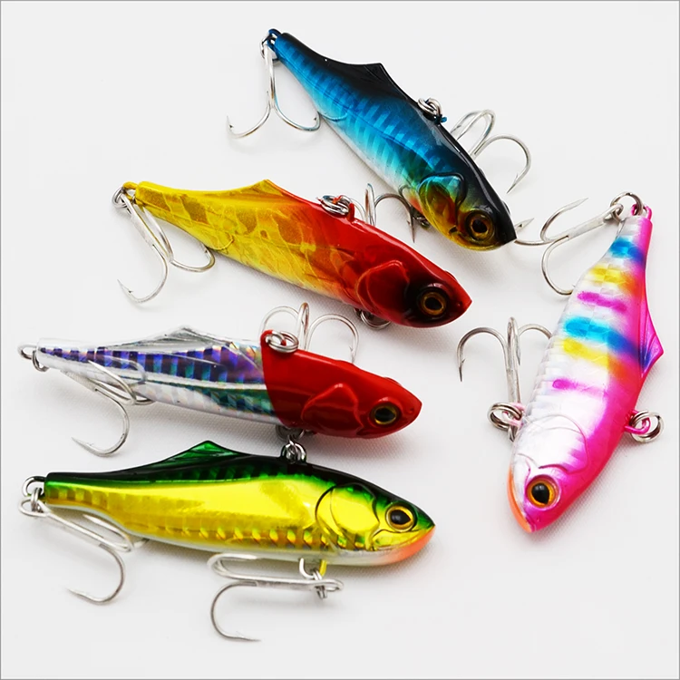 

Quality 9color 70mm 22g Shake VIB Fishing Wobblers Fake bait Hard Lure Swimbait Artificial Baits Fishing Tackle Fishing Lures