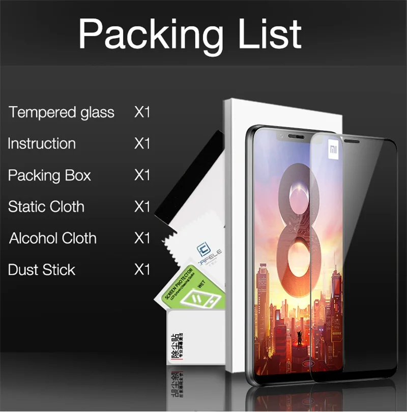 15. screen protector for xiaomi 8