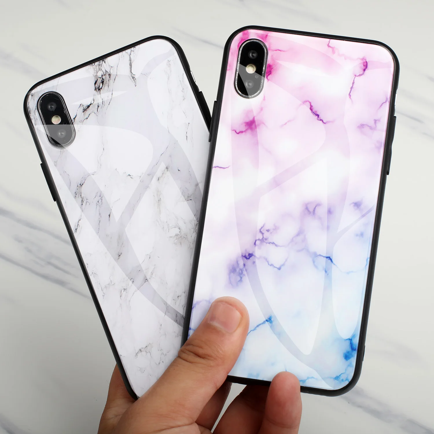 

Marble Glass Case For Samsung Galaxy Note 10 Note 10Pro S10E S9 S8 S10 Plus M10 M20 M30 A10 A20 A30 A50 A7 A8 A9 Note 9 8 Coque
