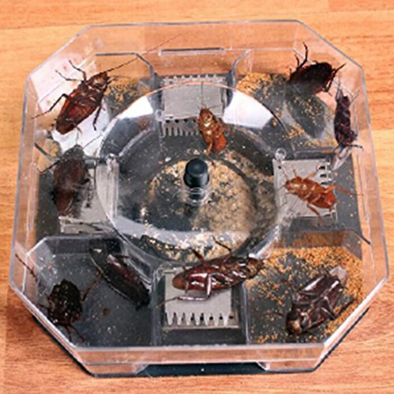 Многоразовые Пластик ловушка для тараканов насекомое-вредитель уничтожитель сельскохозяйственных вредителей Bait Ловушка к избавься от