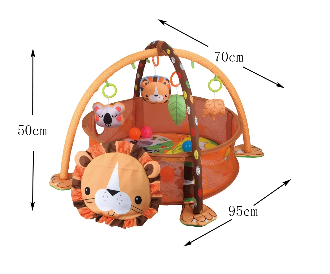 lion Baby Play Mat 0-1 Year playmat gym carpet crawling mat in the nursery Turtle toy net support 3-in-1 Marine Ball Pool Fence lion Baby Play Mat 0-1 Year playmat gym carpet crawling mat in the nursery Turtle toy net support 3-in-1 Marine Ball Pool Fence