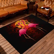 Нордический стиль Фламинго 3D печатные ковры для гостиной Большая площадь ковры журнальный столик прямоугольные коврики прикроватная тумбочка для спальни одеяло