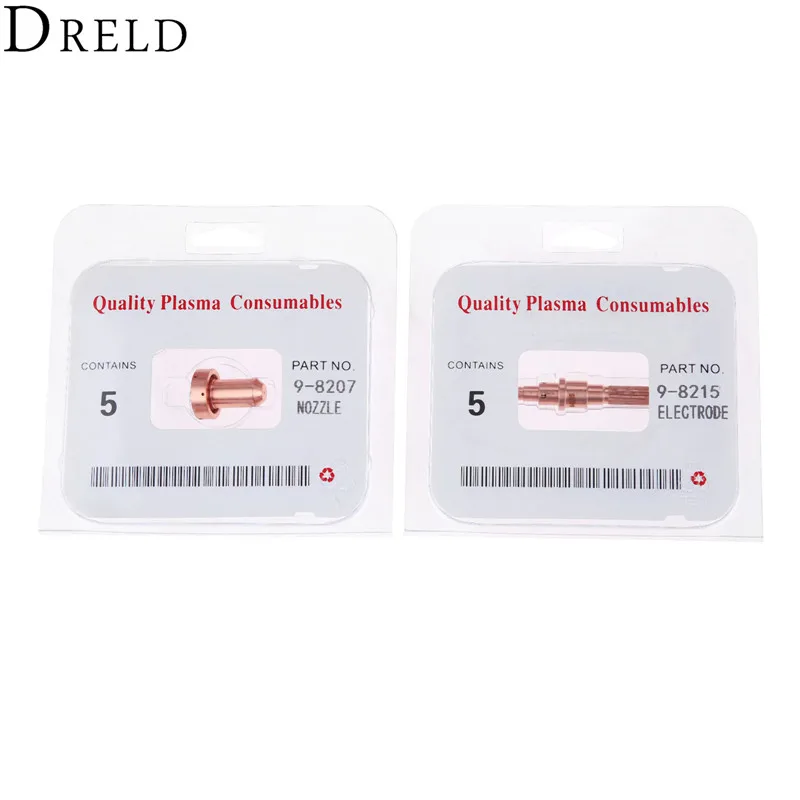 Фонарь для плазменной резки DRELD 10 шт. насадок 9 8215 + 8207 T/D SL 60/100 фонарь