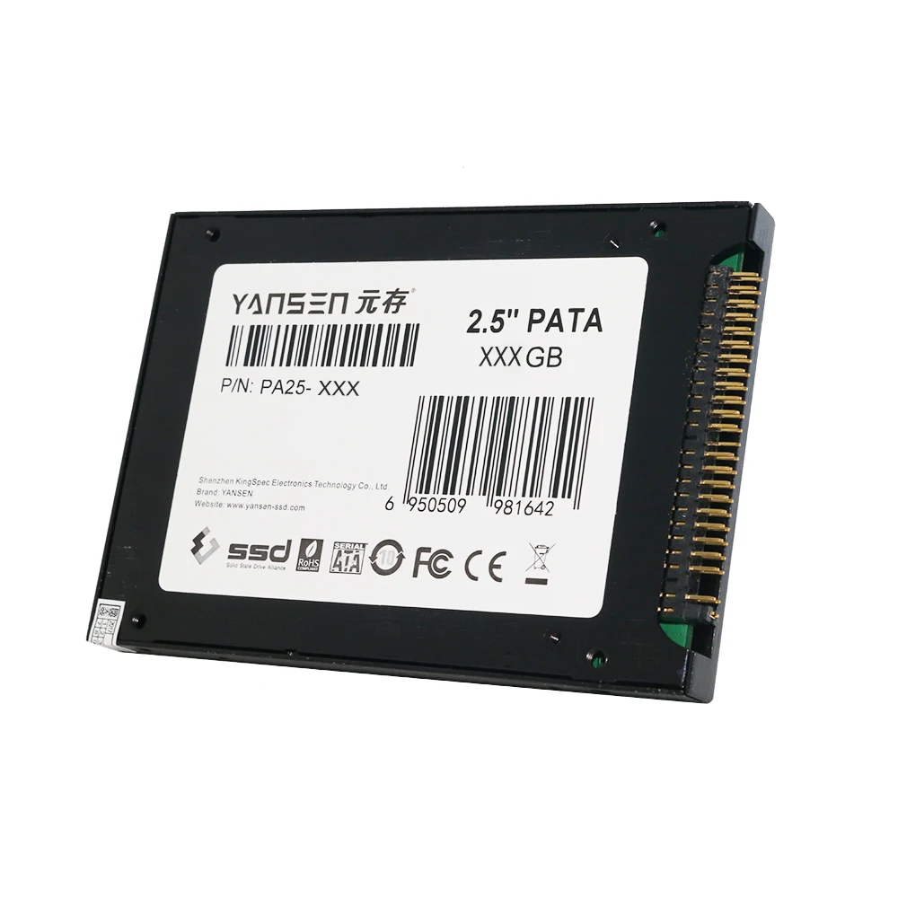 Kingspec 44 Pin 2 5 &quotPATA SSD 16GB канальный IDE ssd диск твердотельный накопитель MLC для HP DELL SAMSUNG