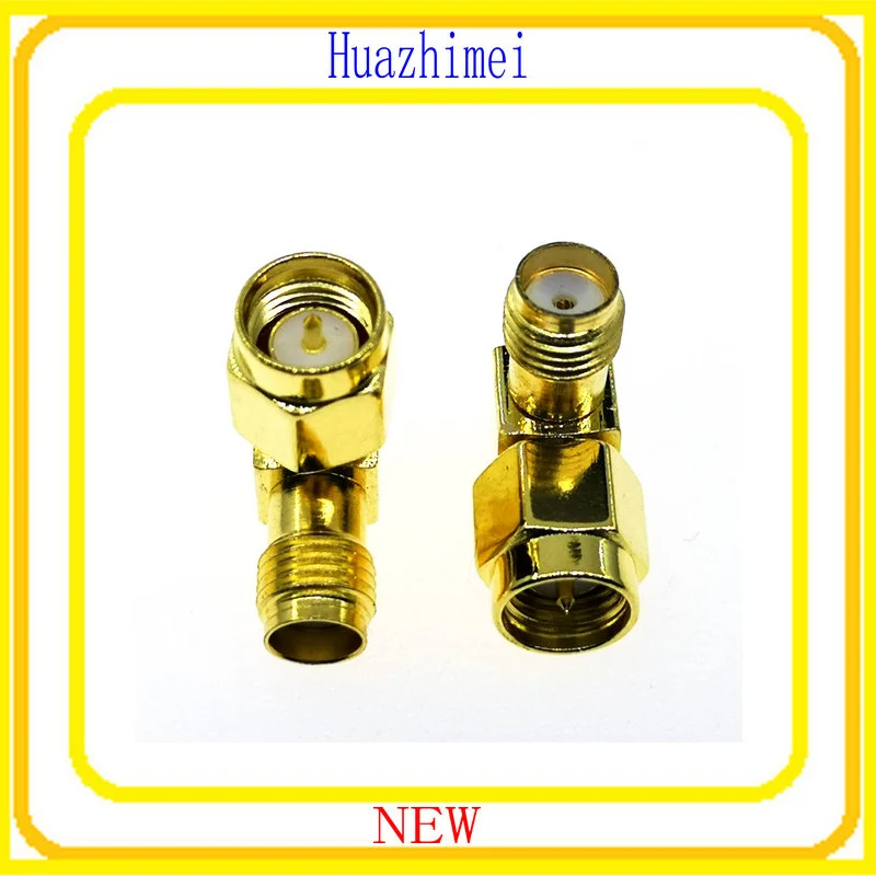 

5PCS 10PCS/LOT SMA to SMA Connector 90 Degree Right Angle SMA Male to Female Adapter Screw the Needle to SMA Male to Female