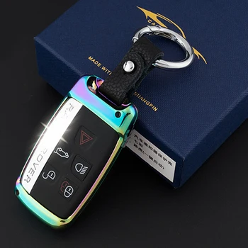 

Alloy Metal Keychain Case key holder for Land Rover Keystone Range Rover Aurora found 4 deities 2 Jaguar Zinc