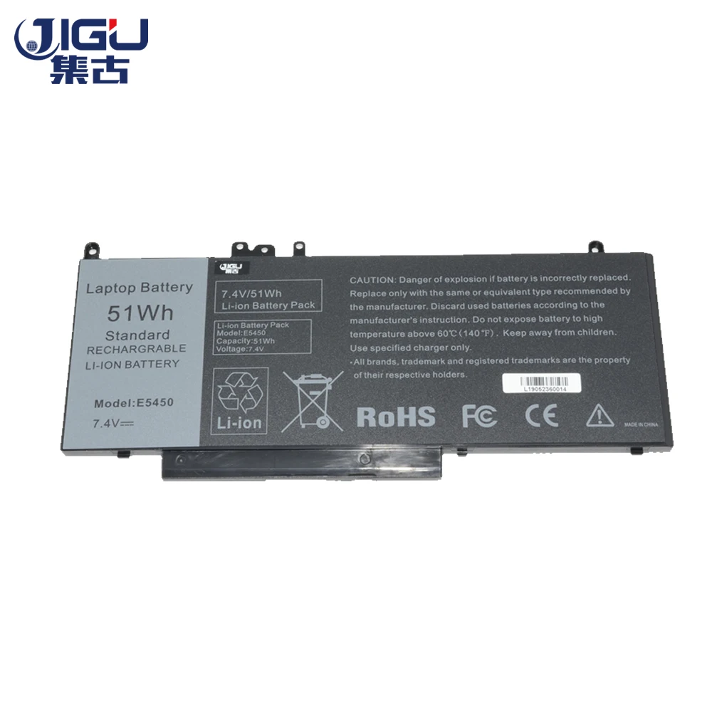 Аккумулятор для ноутбука JIGU G5M10 7V69Y TXF9M 79VRK DELL Latitude E5450 E5470 E5550 E5570 7 4 V 51WH | Компьютеры