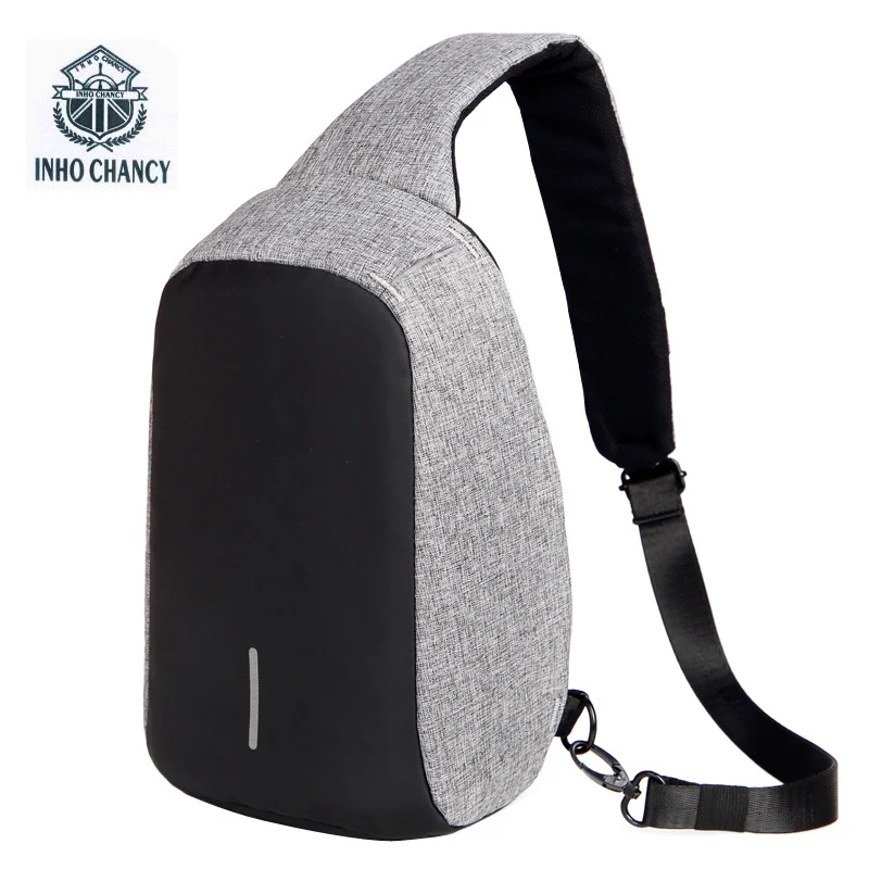 

High Quality Men Oxford Anti-theft Chest Back Day Pack Travel fashion Cross Body Messenger Shoulder Bag Chest Bags