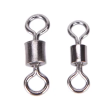 100 шт. 4#/6#/8#/12# Рыбалка Вертлюги прокатки поворотный разъем с мячом подшипник твердые Кольца море Рыбалка Интимные аксессуары