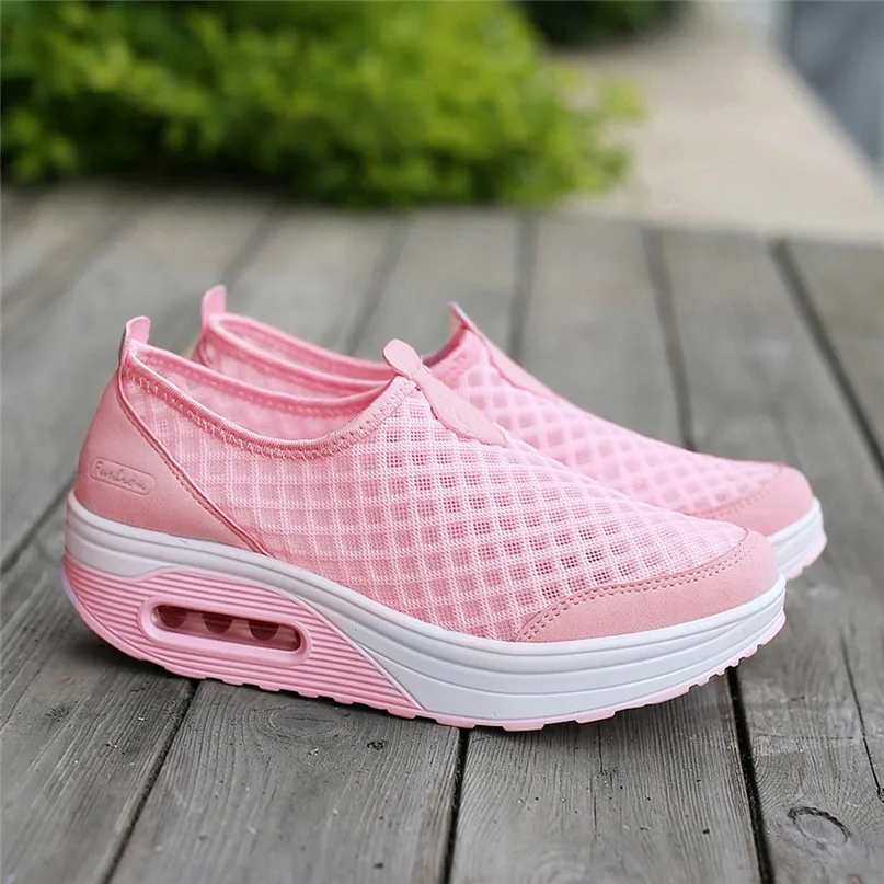 Women Sneakers Sports Shoes Breathable Walking Mesh flat Running Shoes Sneakers women 2018 tenis feminino #2S05#F (14)