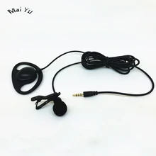 Two Radio Earphone Mobile Phone Monitor Microphone Hidden Headphone Microfone Recording for Most Phone Computer