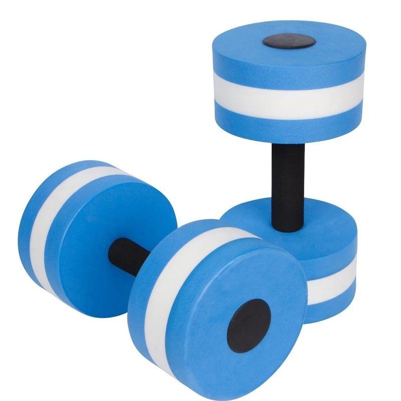 1 Pair Sport Water Weight Aerobics EVA Dumbbell Meduim Aquatic Barbell Fitness Aqua Pool Exercise Training Fitness Equipment