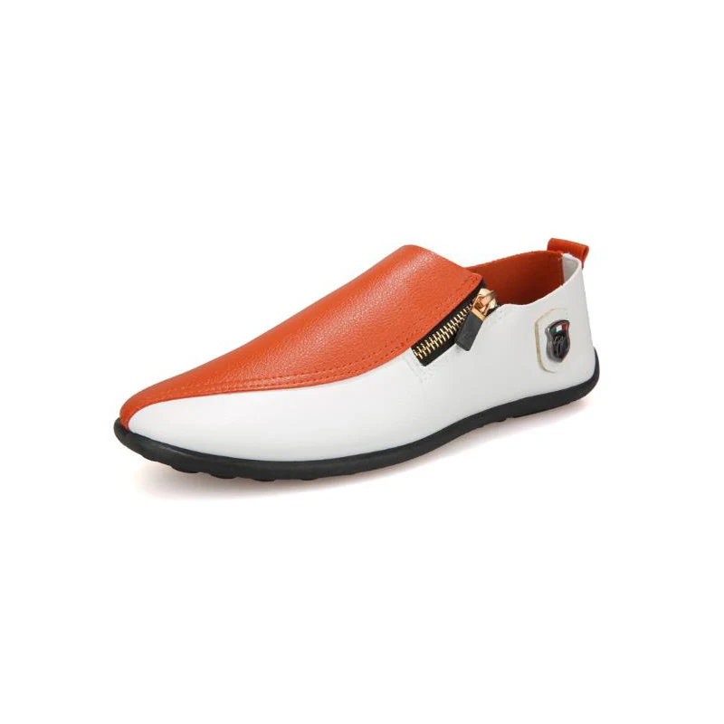 

Spring and summer hot quality soft PU official men's shoes new trend casual rubber zapatos de hombre