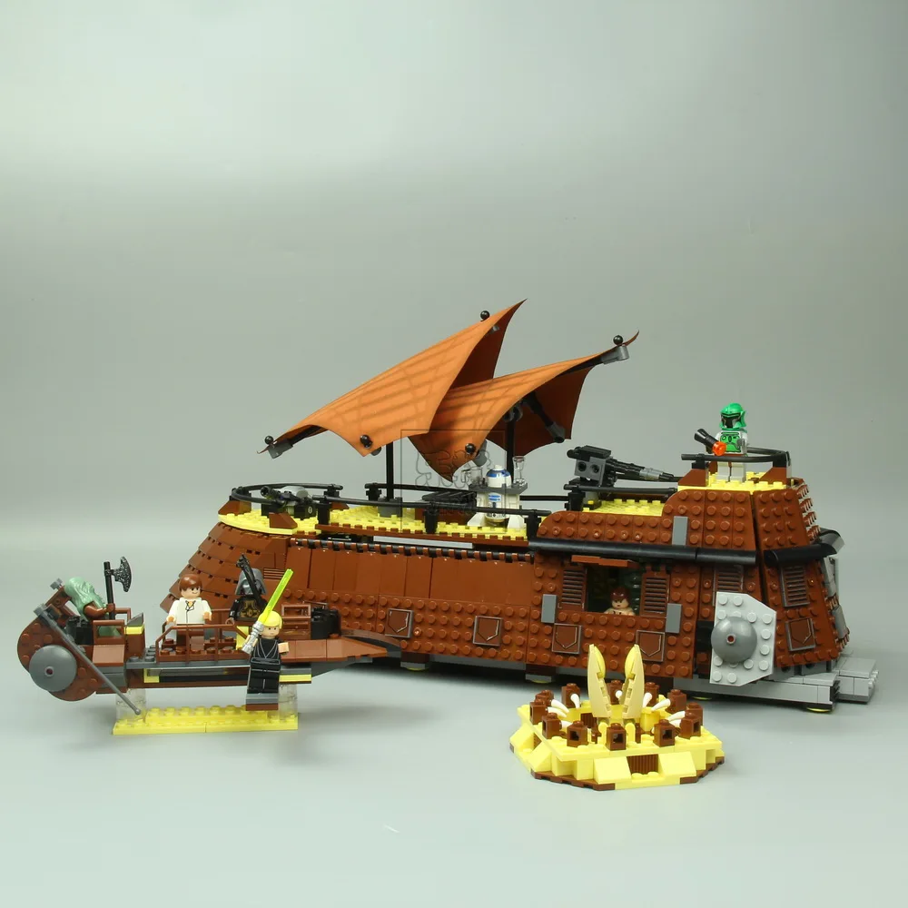 

Lepin 05090 Star Genuine Series The Jabba`s Sail Barge Set for Children Educational Building Blocks Brick Toys Model 6210 wars