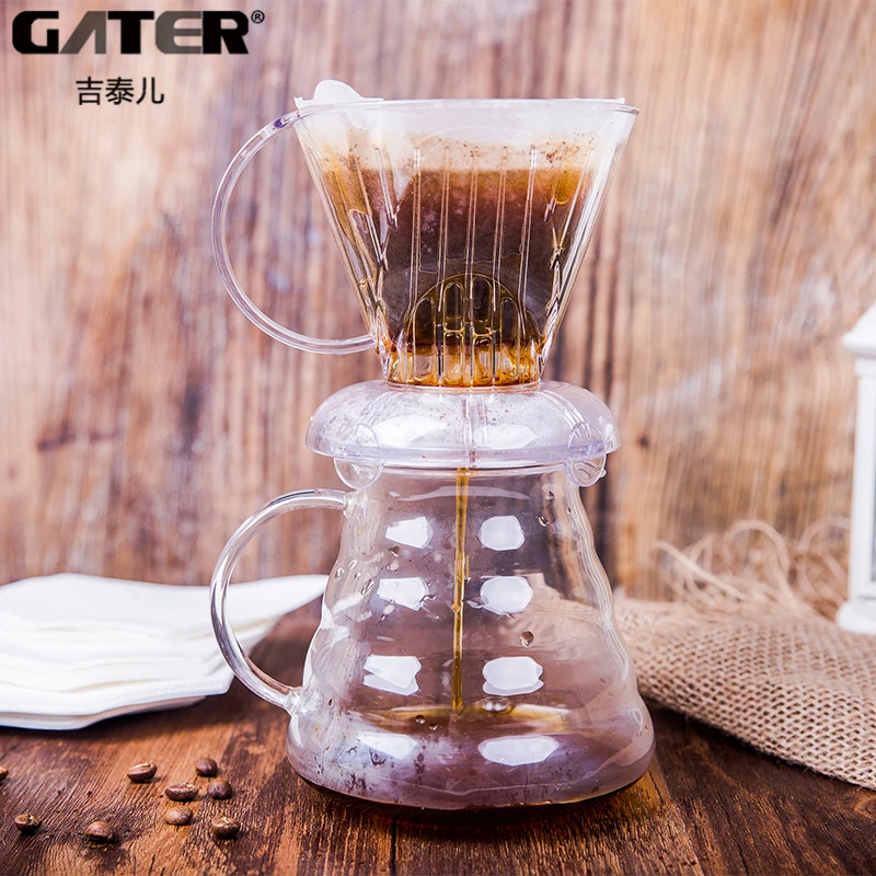 Coffee Filter Cup 500ml Large Capacity Reusable Drip Clever Drif Filters v60 Espresso Dripper 580ml 800ml Pot | Дом и сад