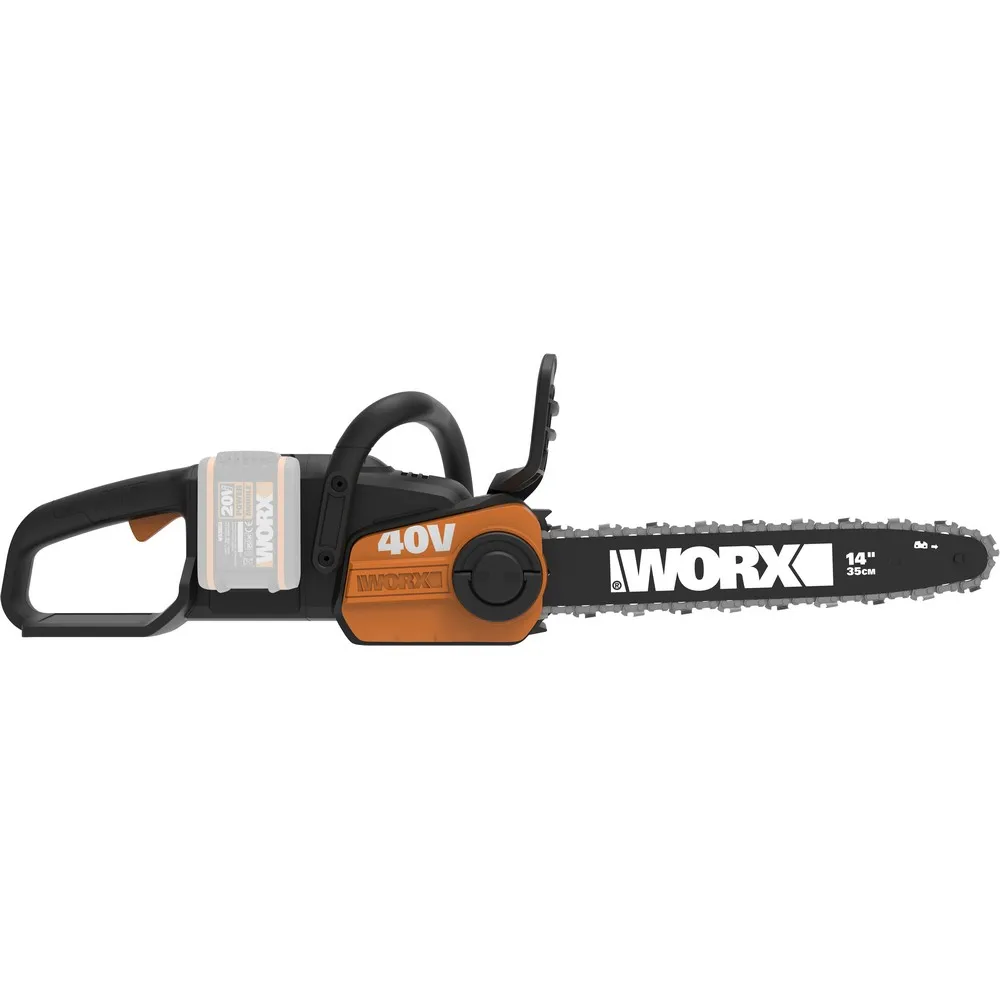 Пила цепная аккумуляторная WORX WG384E.9 без АКБ и ЗУ 40В
