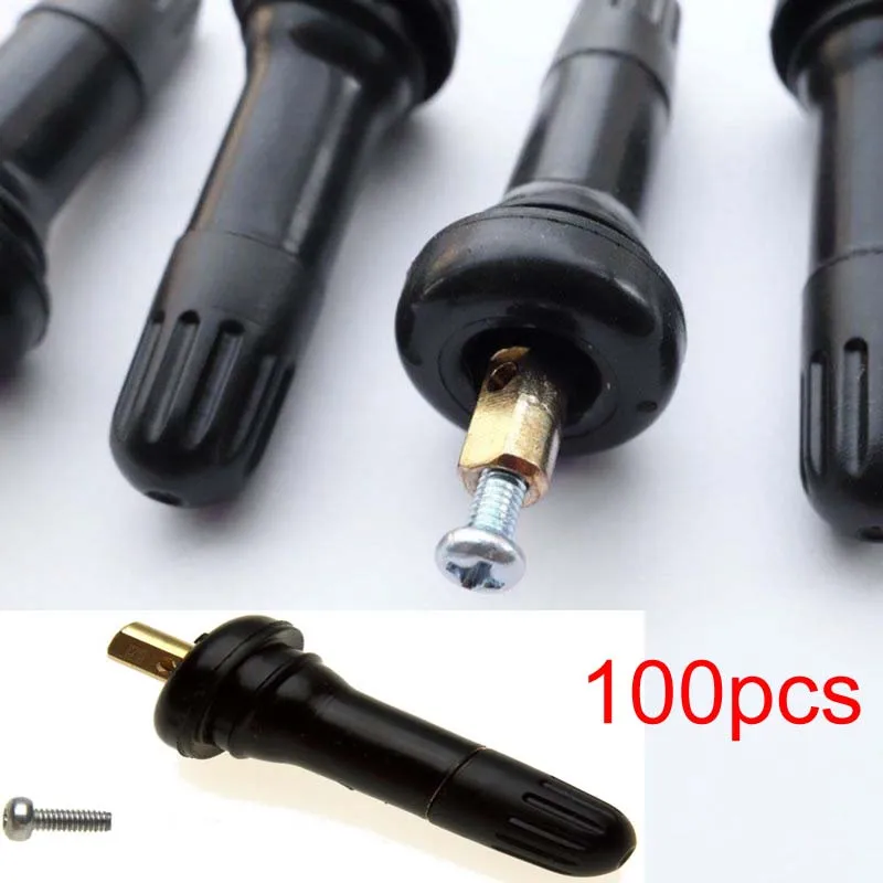 100pcs TPMS Anti-explosion Wheels Valve Stem Tire