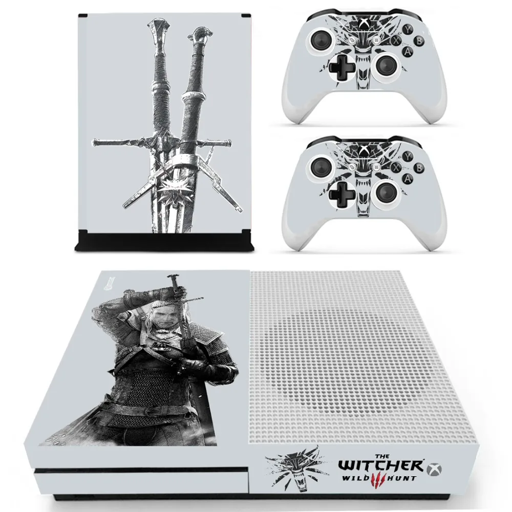 

The Witcher 3 Wild Hunt Skin Sticker Decal For Xbox One S Console and Controllers for Xbox One Slim Skin Stickers Vinyl