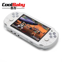 Двойной Рокер 4,3 дюймов 8 Гб портативная игровая консоль поддержка ТВ-выход камера видео музыка с сотнями игр