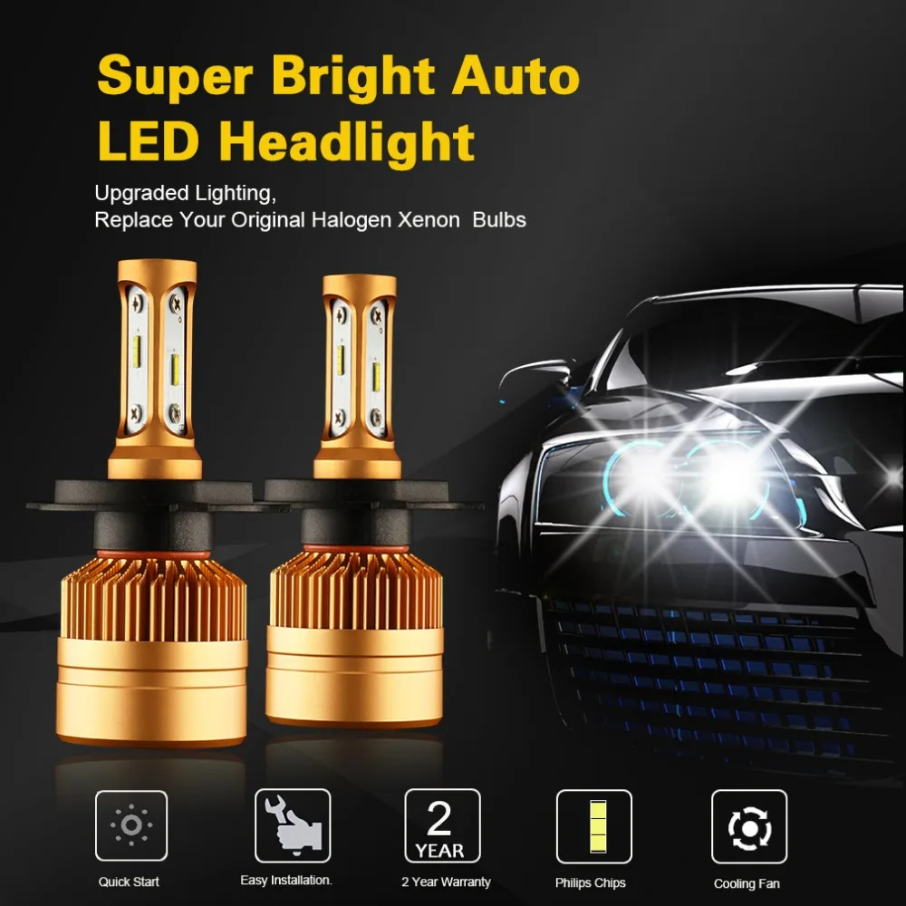 h4 led car headlight 