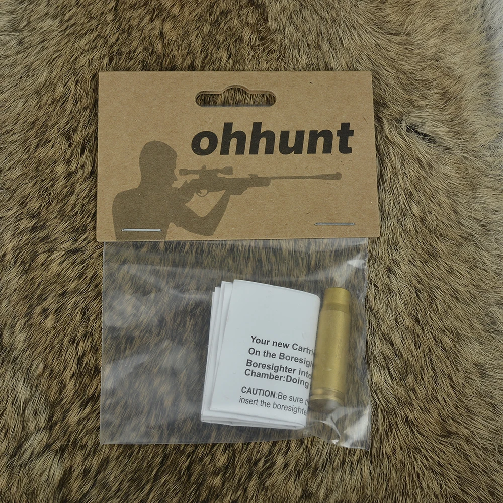 Ohhunt CAL. 9 мм. 45. 30. 222REM. 223REM 7,62X39 30-30WIN 7X57R. 308 7,62X54. 38 картридж с красным лазерным отверстием Sighter Boresighter