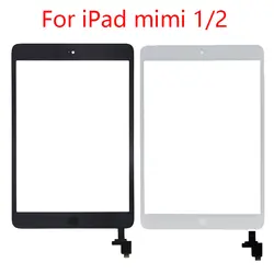 Сенсорный экран для A1432 A1454 A1455 A1489 touch Экран для ipad mini 1/2 Touch Стекло Экран дигитайзер Главная Кнопка с IC Conector