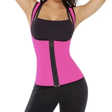 S-5XL Большие размеры для женщин тонкий тренажерный зал женский Бег жилет спортивный жилет впитывает пот и повышения сауна костюм body shaper E12
