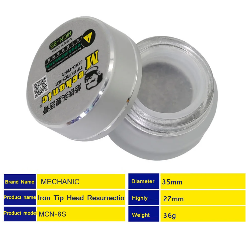 

1PCS Mechanic MCN-8S Repair Tools Soldering Iron Tip Refresher paste Clean Paste for Oxide Solder Iron Tip Head Resurrection