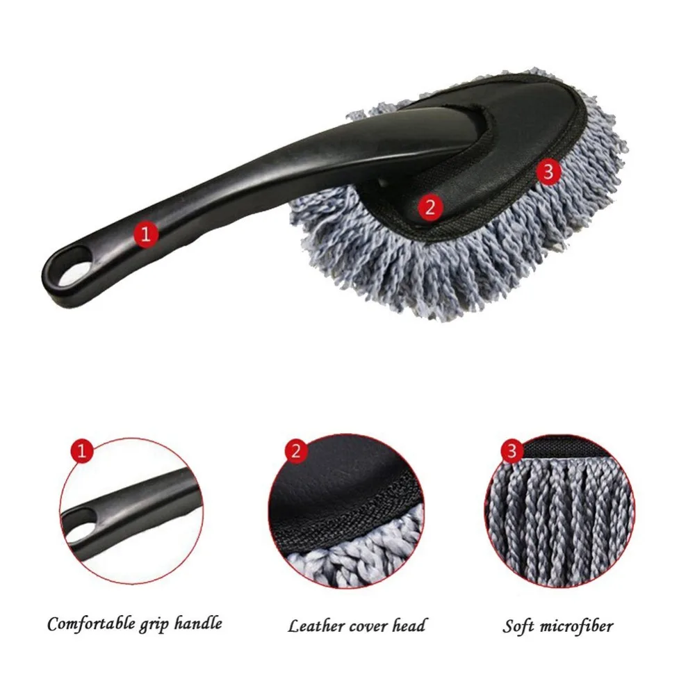 Car storage consolidation clean / 2X Microfiber Car Duster Wax Drag