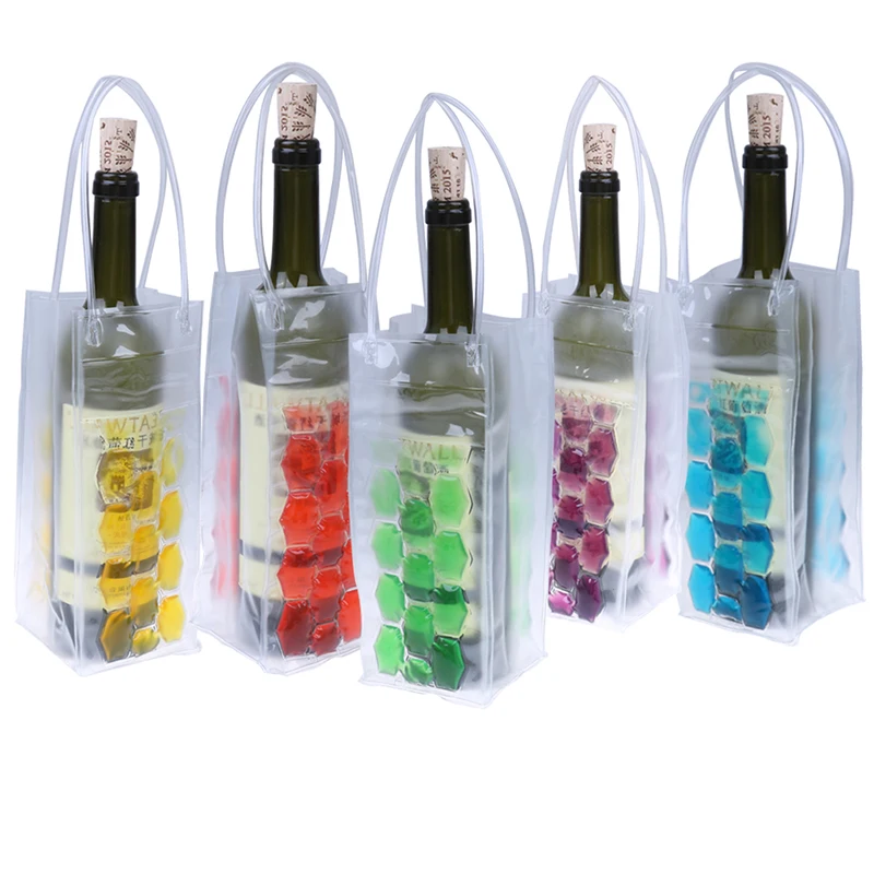 2019 New Arrival Wine Bottle Freezer Bag Chilling Cooler Ice Beer Cooling Gel Holder Carrier Portable liquor ice-cold Tools |