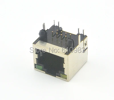 Сетевой адаптер 20 шт./лот RJ45 печатная плата 8 pin разъем RJ 45 коннектор для освещения