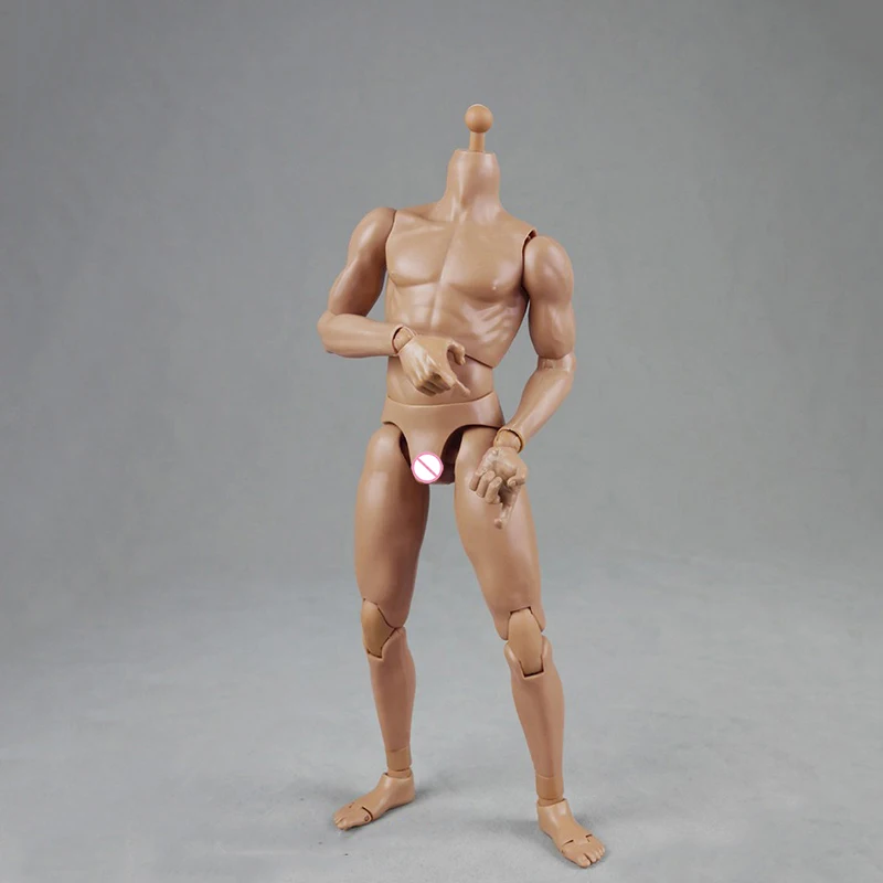  1/6 2.0 Muscle Male Body BD003 /BD004 Wide Shoulder Normal/High Version Action Figure Skin color