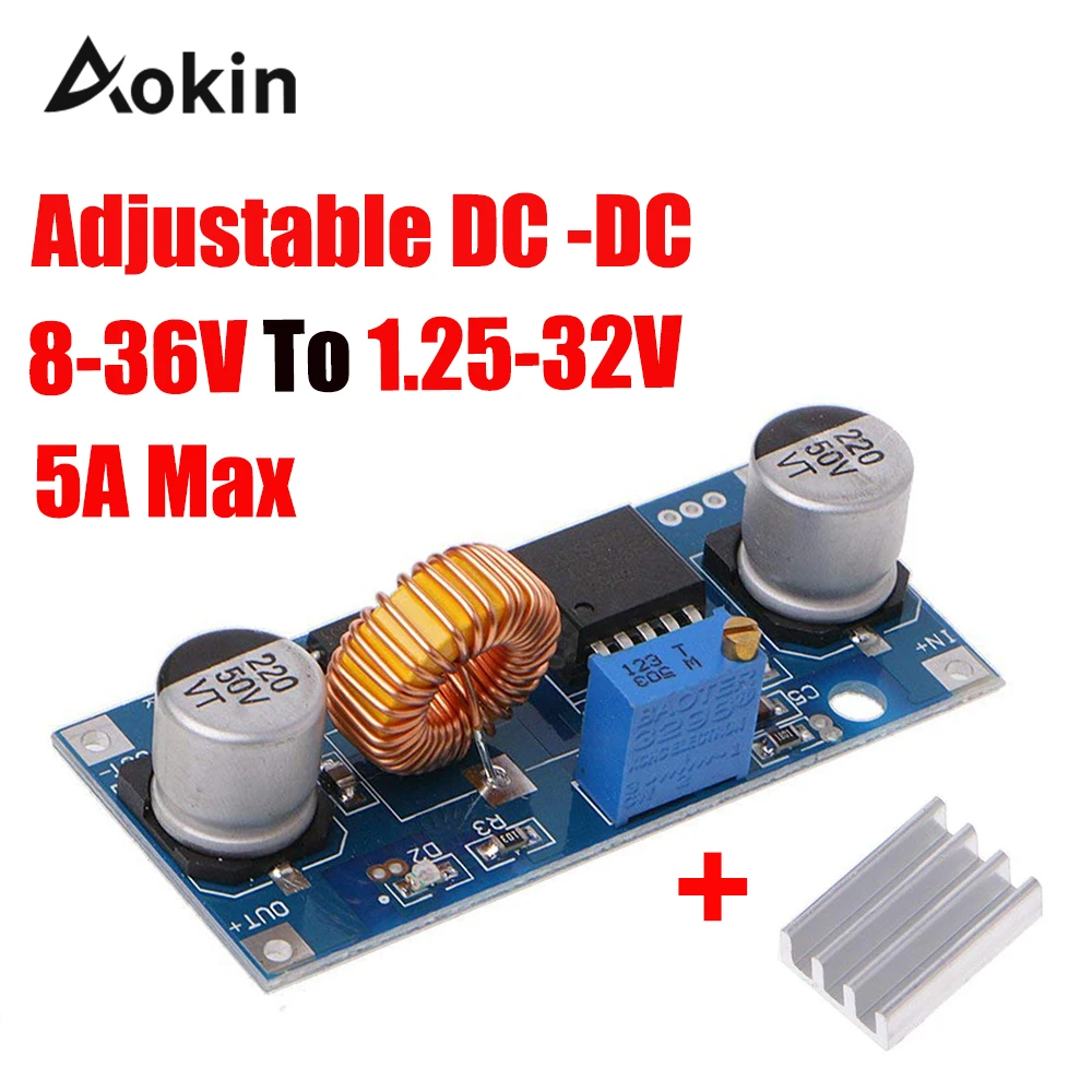 

XL4015 DC to Dc DC-DC Lithium Battery Step down Charging Board Led Power Converter Lithium Charger Step Down Module 5A 30V