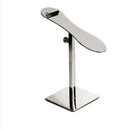 High quality Mirror Stainless steel Shoes Store metal display showing