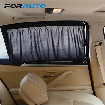 

FORAUTO Universal Car Curtains Sun Shade UV Protection Curtain For Side Window Car Styling Car Interior Accessories