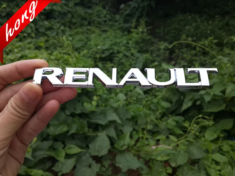 

10pcs Renault logo emblem Rear badge Car rear bumper trunk Sticker for Megane Clio Laguna Koleos Auto accessories Free shipping