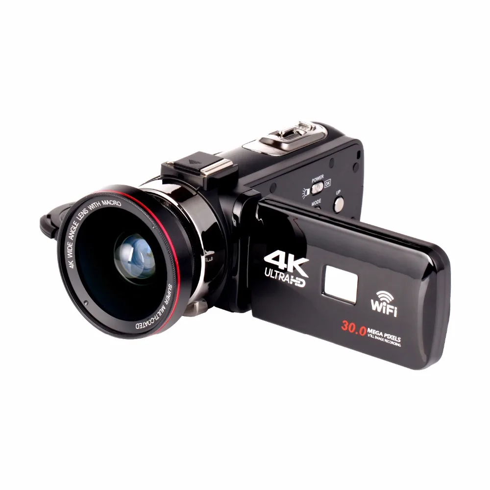 Цифровая видеокамера karue4K с ночным видением сенсорная Wi Fi HD камера DV внешний