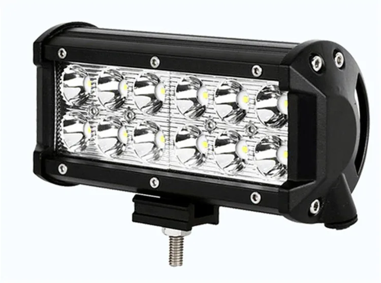 

2PCS 7INCH 36W CREE LED WORK LIGHT BAR OFFROAD LIGHT FOR TRACTOR BOAT ATV MILITARY LED WORK LIGHT BAR