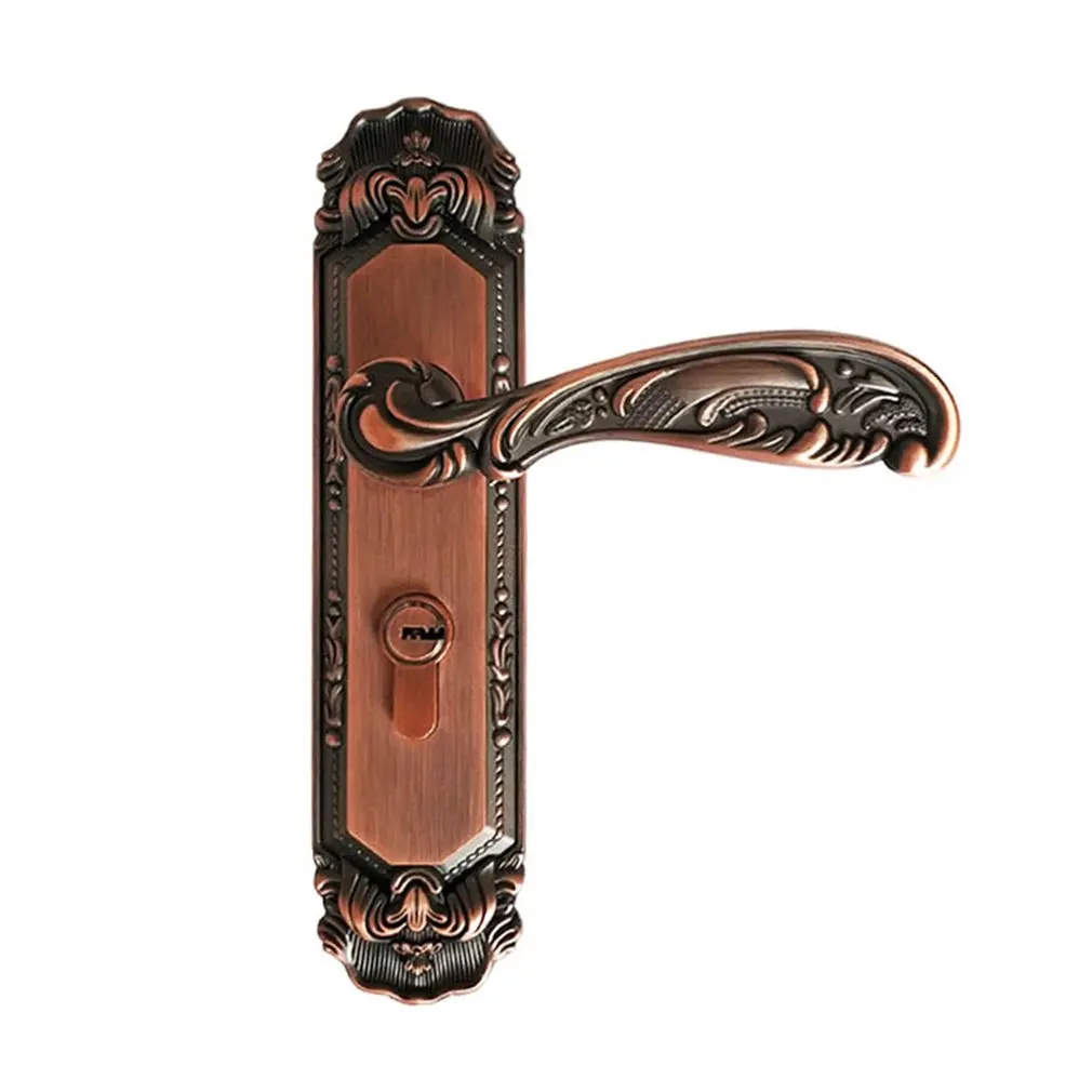 

Indoor Wooden Door Lock Copper Lock Core Copper Key Double Tongue Lock Body Hardware Zinc Alloy Handle Lock Wholesale Sale