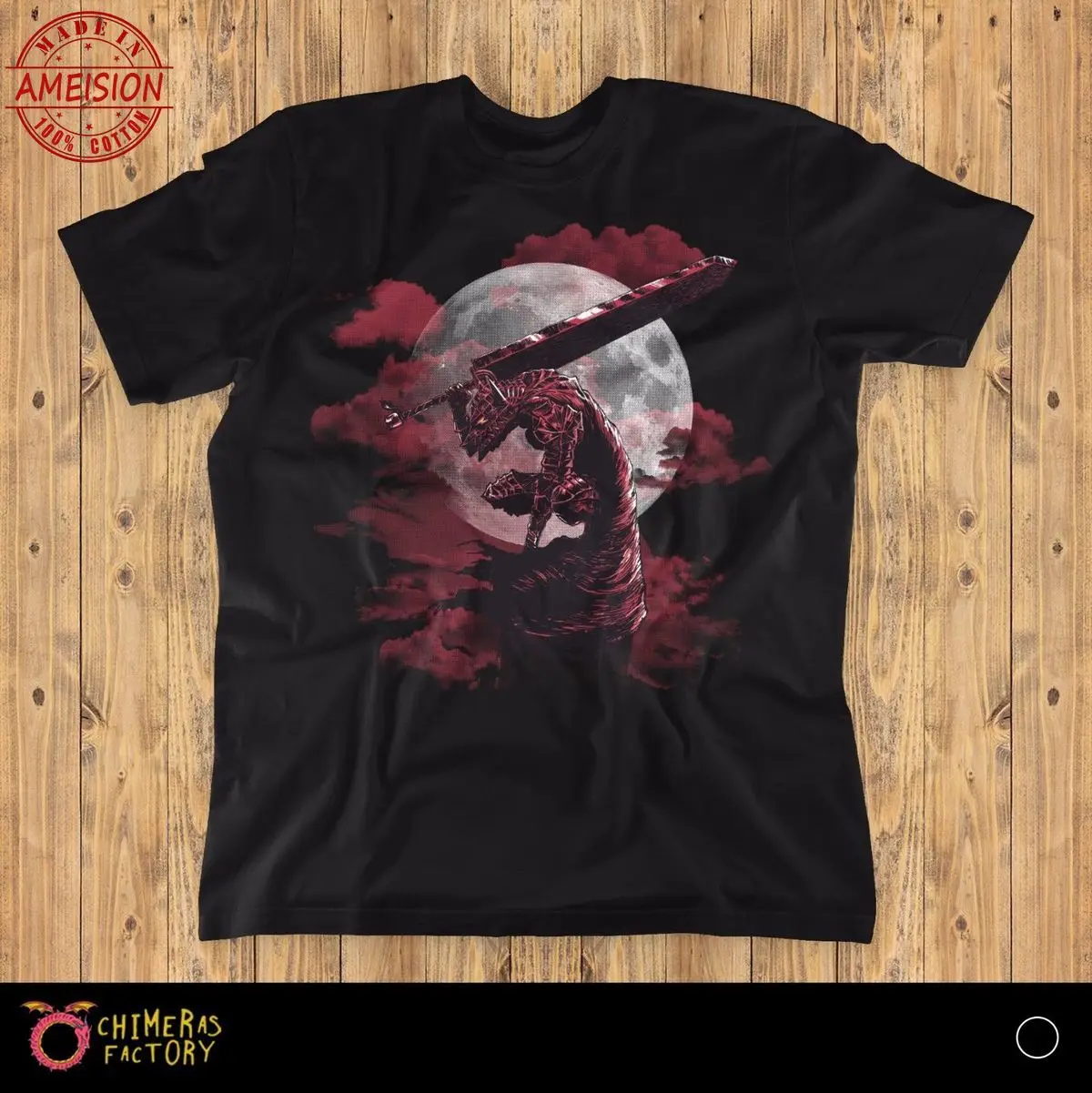 2019 Новая летняя модная крутая футболка унисекс с рисунком кишки | Berserk Gatsu аниме
