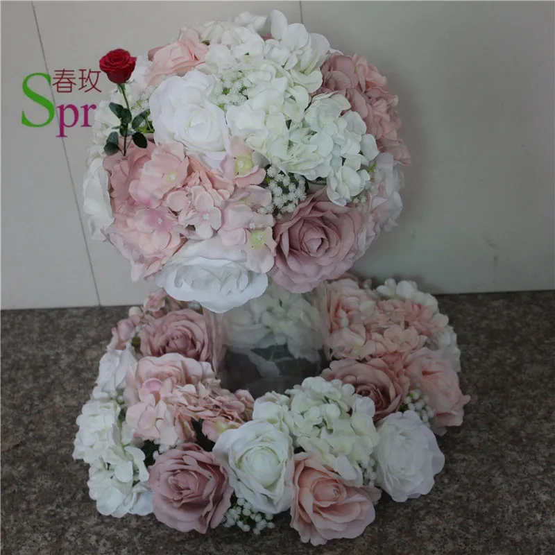 

SPR !Free shipping!10pcs/lot wedding road lead artificial flower ball wedding table flowers centerpiece flower balls decoration