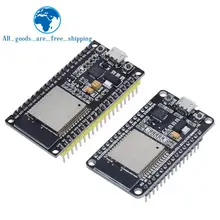 ESP32 ESP-32 ESP32S ESP-32S CP2102 беспроводной WiFi Bluetooth макетная плата Micro USB двухъядерный усилитель мощности фильтрующий модуль