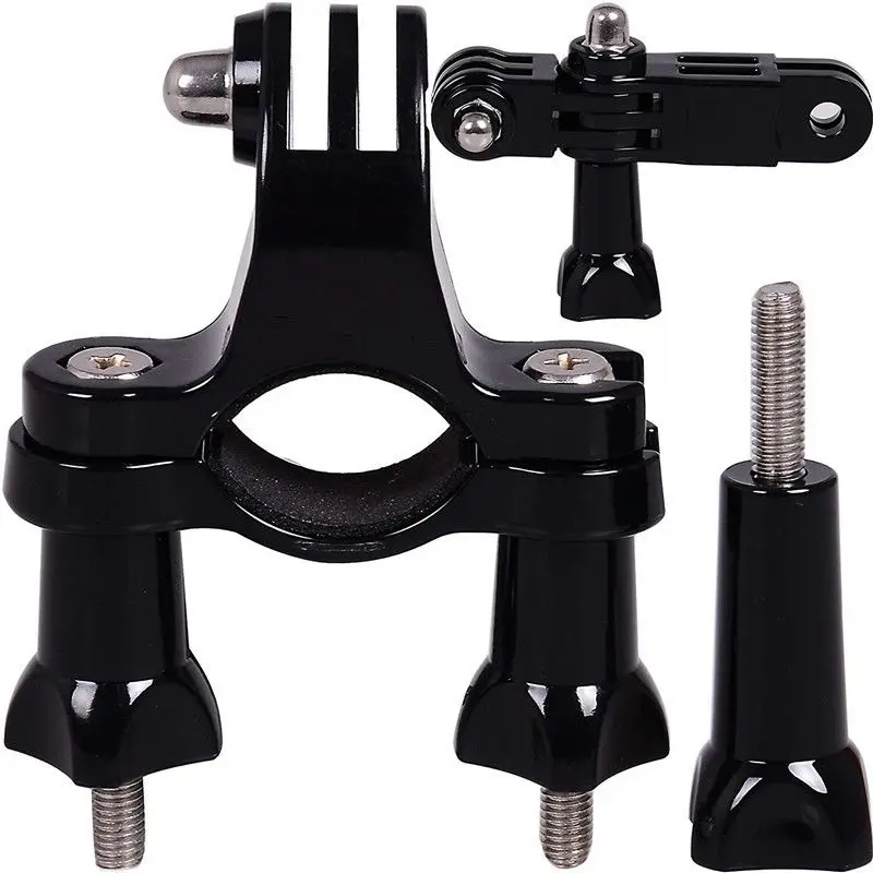 

Handlebar Bike Mount for GoPro Seatpost Clamp for Bicycles Metal Screws + 3-Way Adjustable Pivot Arm For Go Pro Sports Camera