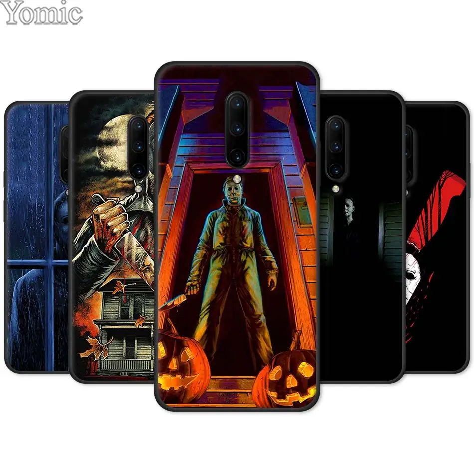 

Michael Myers Halloween Black Case for Oneplus 7 7 Pro 6 6T 5T Soft Cover Shell for Oneplus 7 7Pro Silicone Phone Case