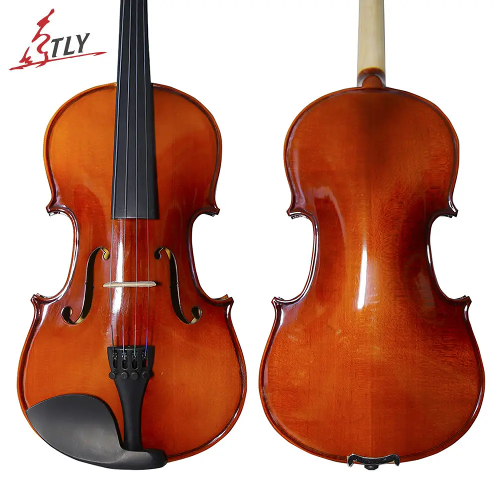 TONGLING Brand Oil Varnish Beginner Violin Handcraft Maple Wood Violino